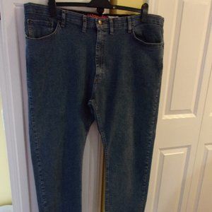 Men's Wrangler Jeans, Straight Fit, Flex Waistband, Stonewash, 44/30